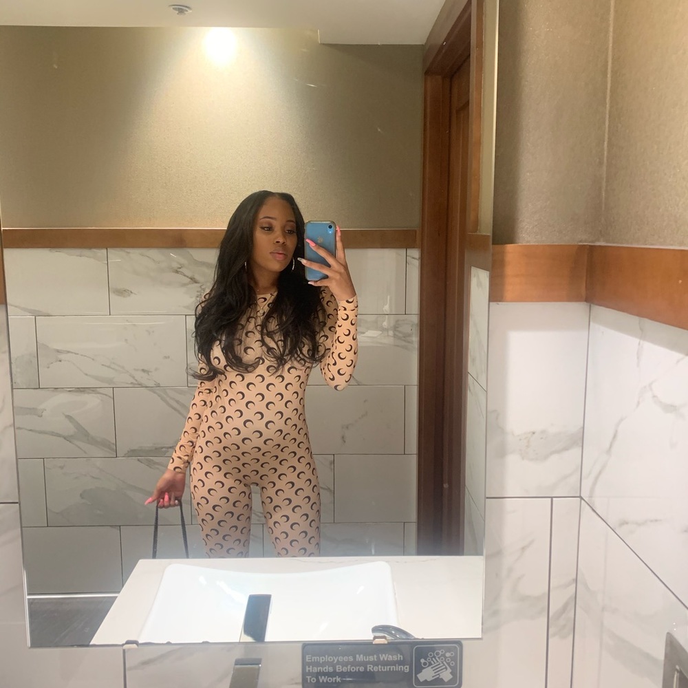 Marine Serre Moon Logo Jumpsuit